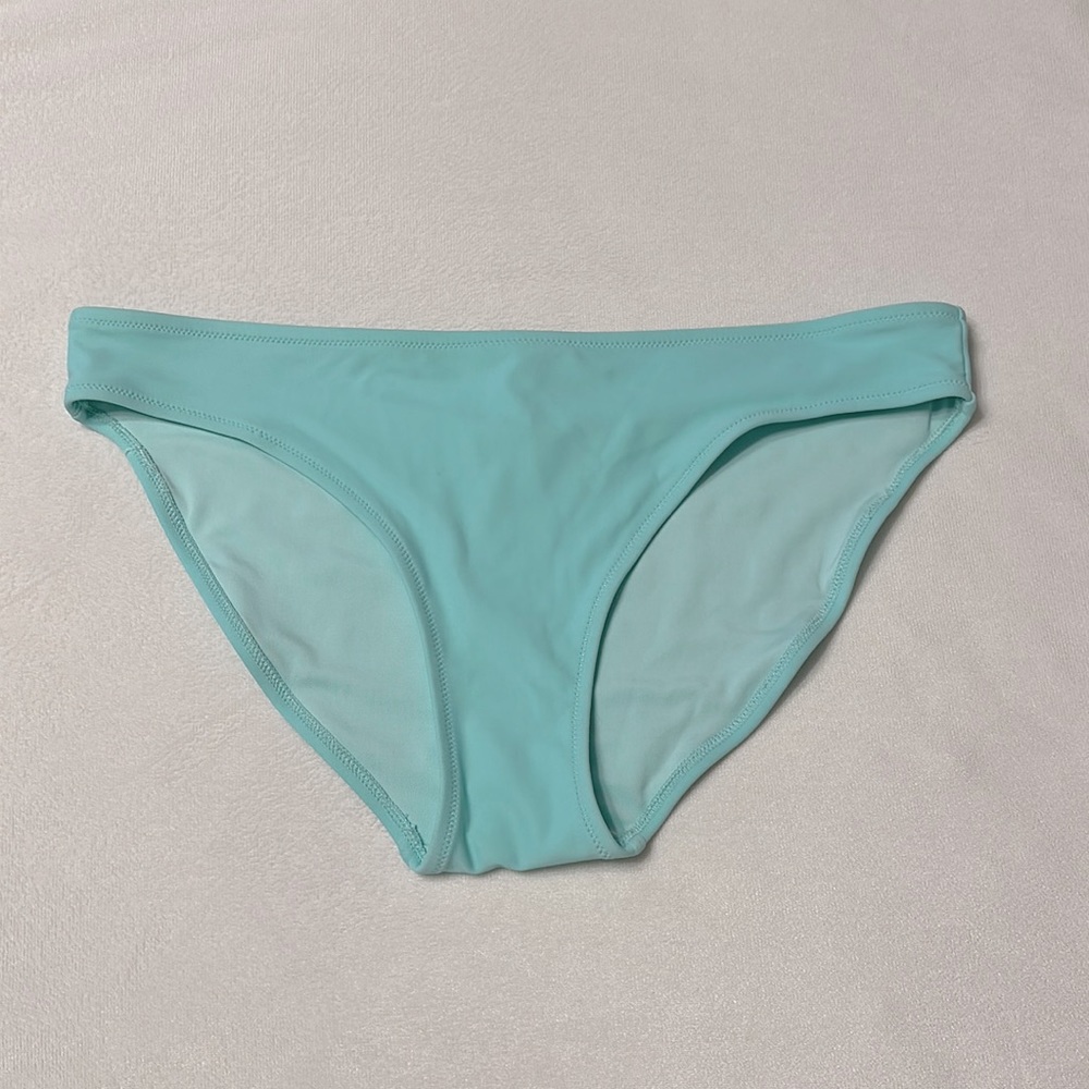 💚 Aerie Aqua/Blue Swim Bikini bottom NWT Large
